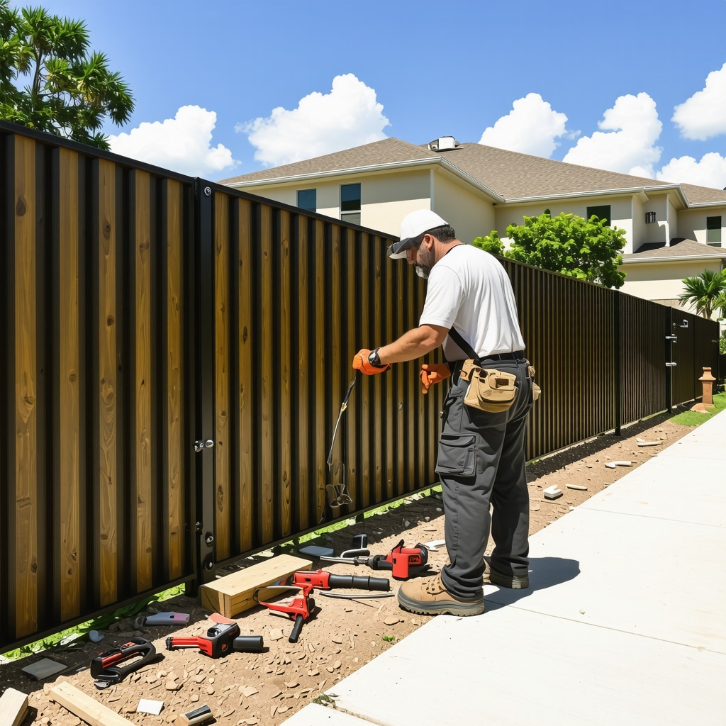 Reliable Contractor for Fencing and Gates Installation Tampa