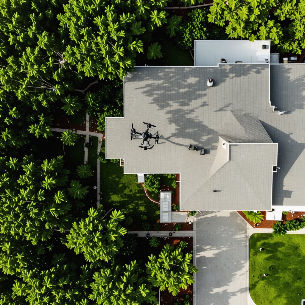 Licensed contractor employing drone and digital twin software for foundation inspection in Tampa