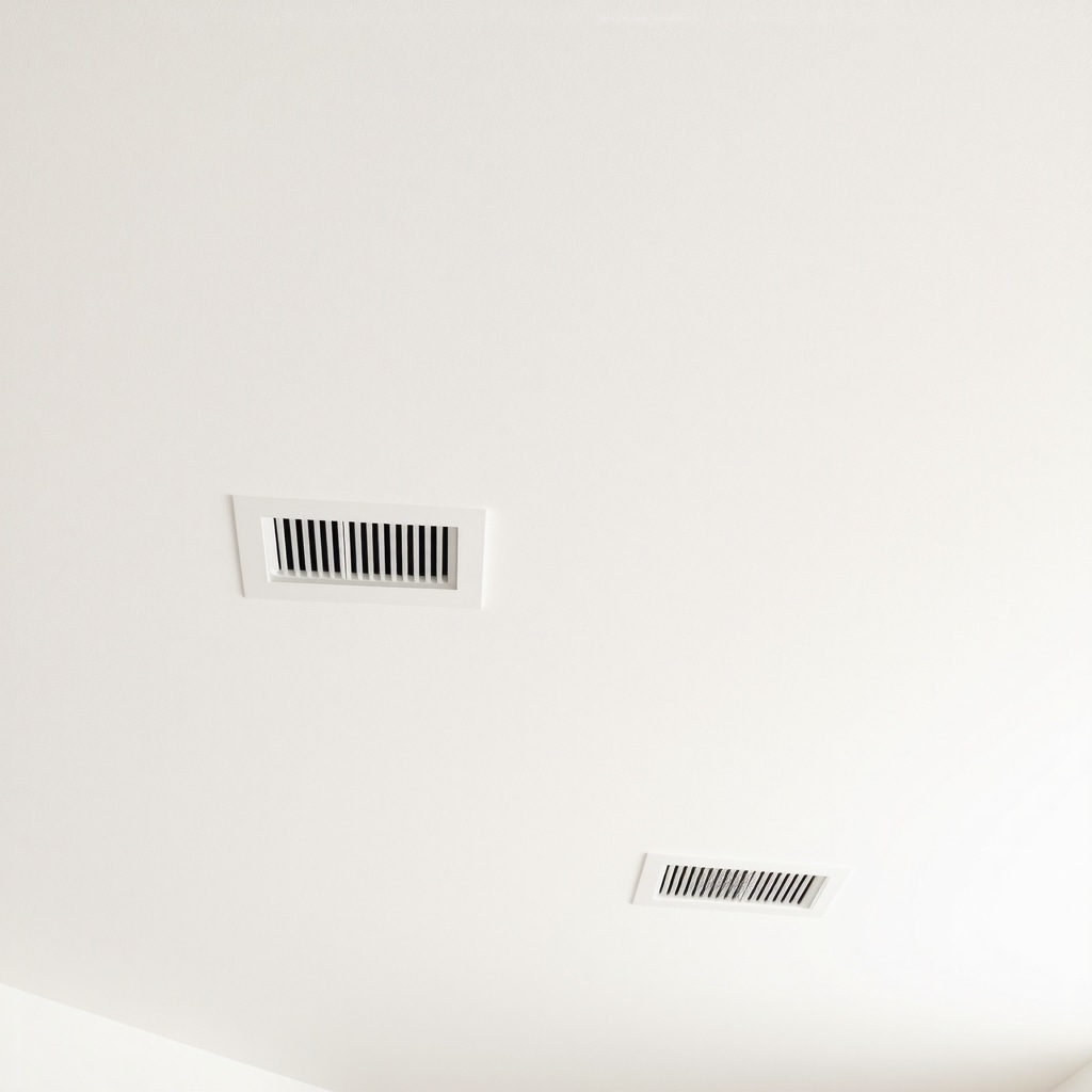 Modern Tampa home drywall ceiling repair with moisture barrier and ventilation features