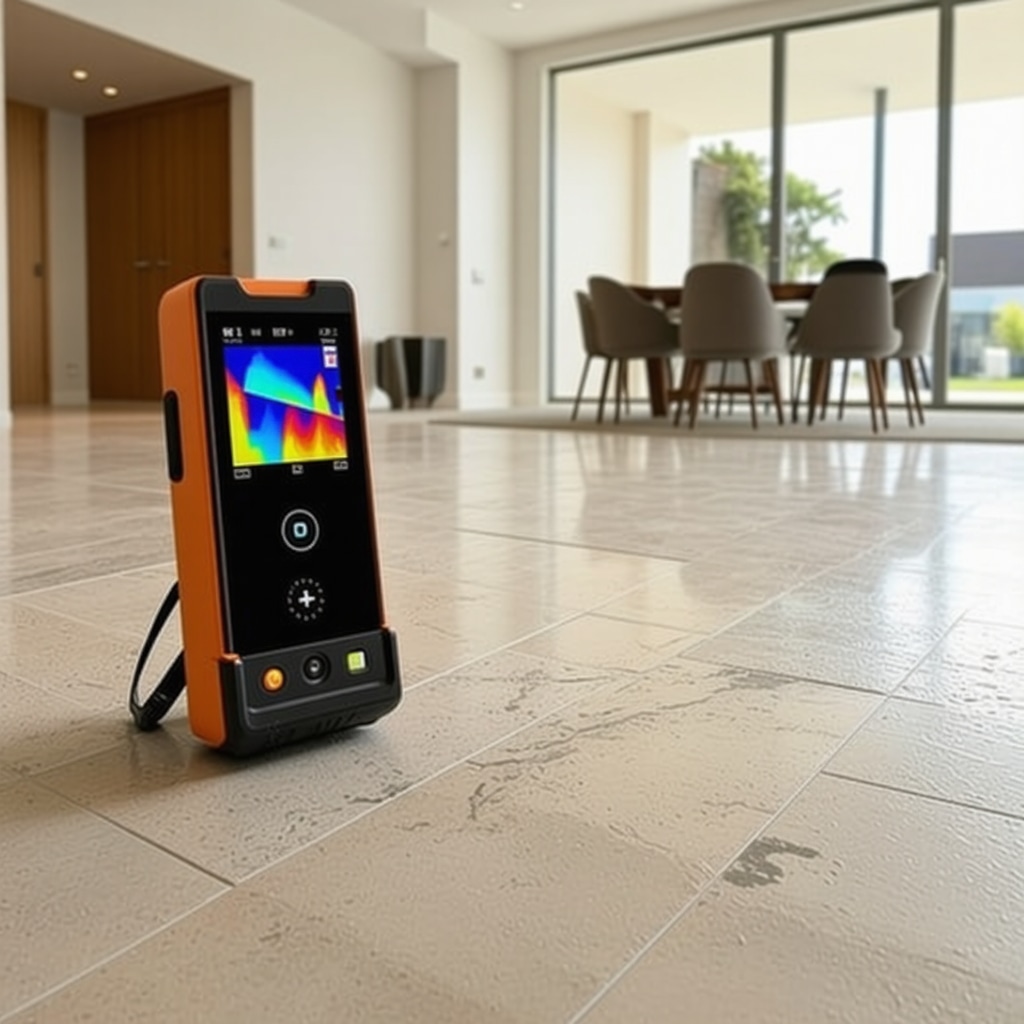 Thermal imaging and 3D modeling used for precise tile installation in a Tampa coastal residence