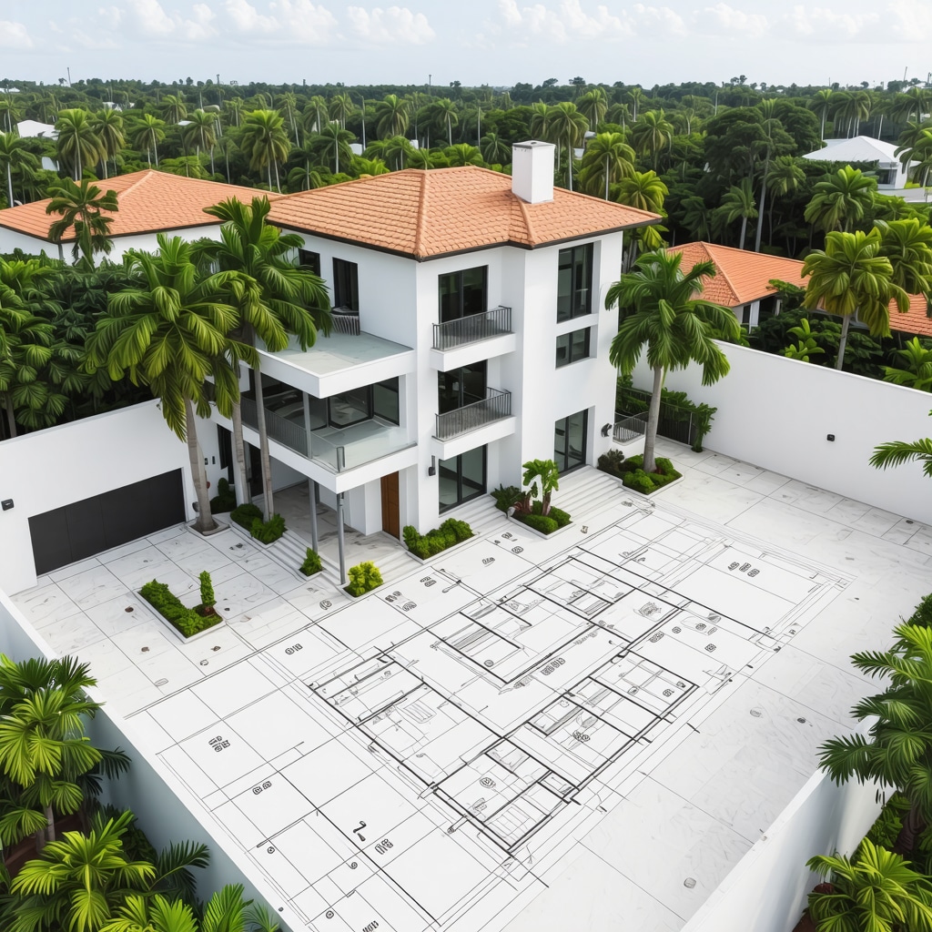 Augmented reality visualization of a Tampa Bay home remodeling project with 3D digital blueprints