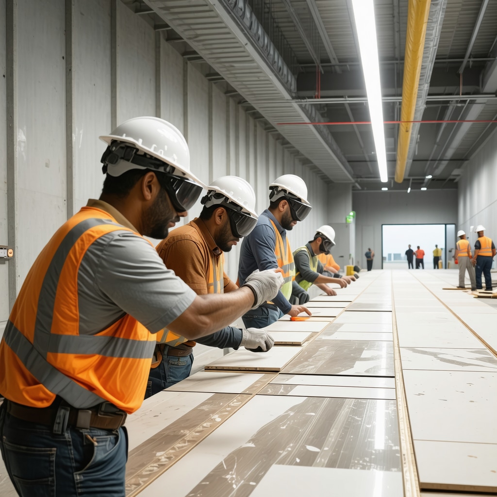 Tile contractors in Tampa using augmented reality and AI tools for innovative tile installation