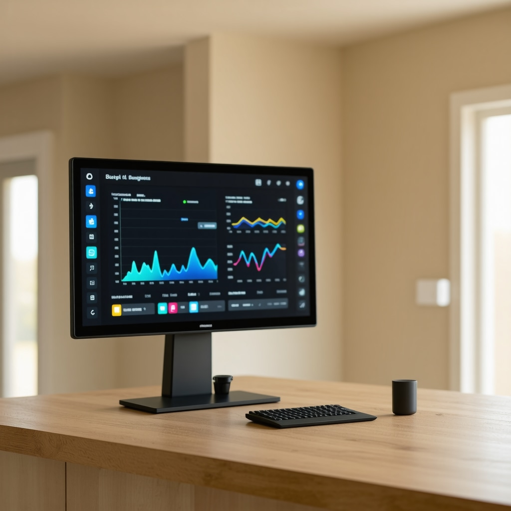 Digital budget analytics and smart home technology installation during Tampa home renovation