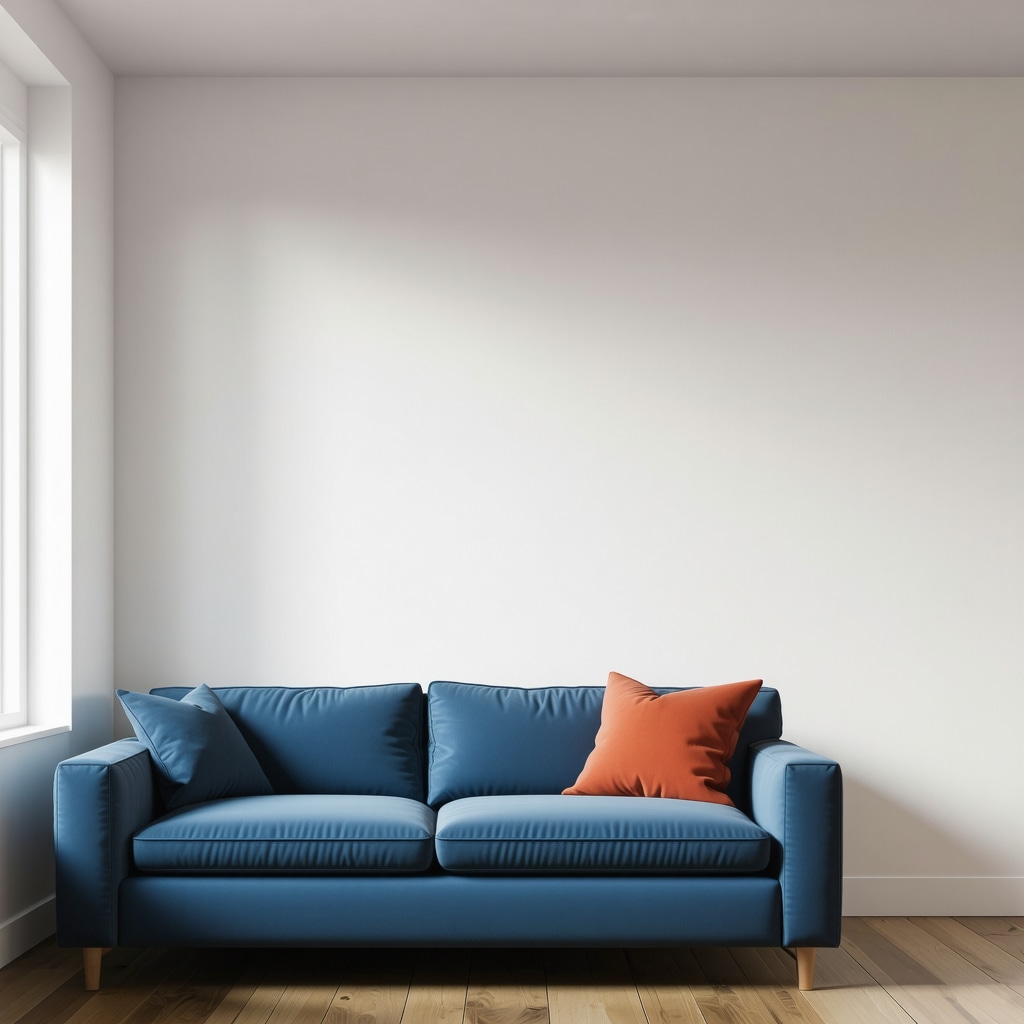 Tampa interior walls coated with advanced nanotechnology paint, showing vibrant colors and a professional color consultation