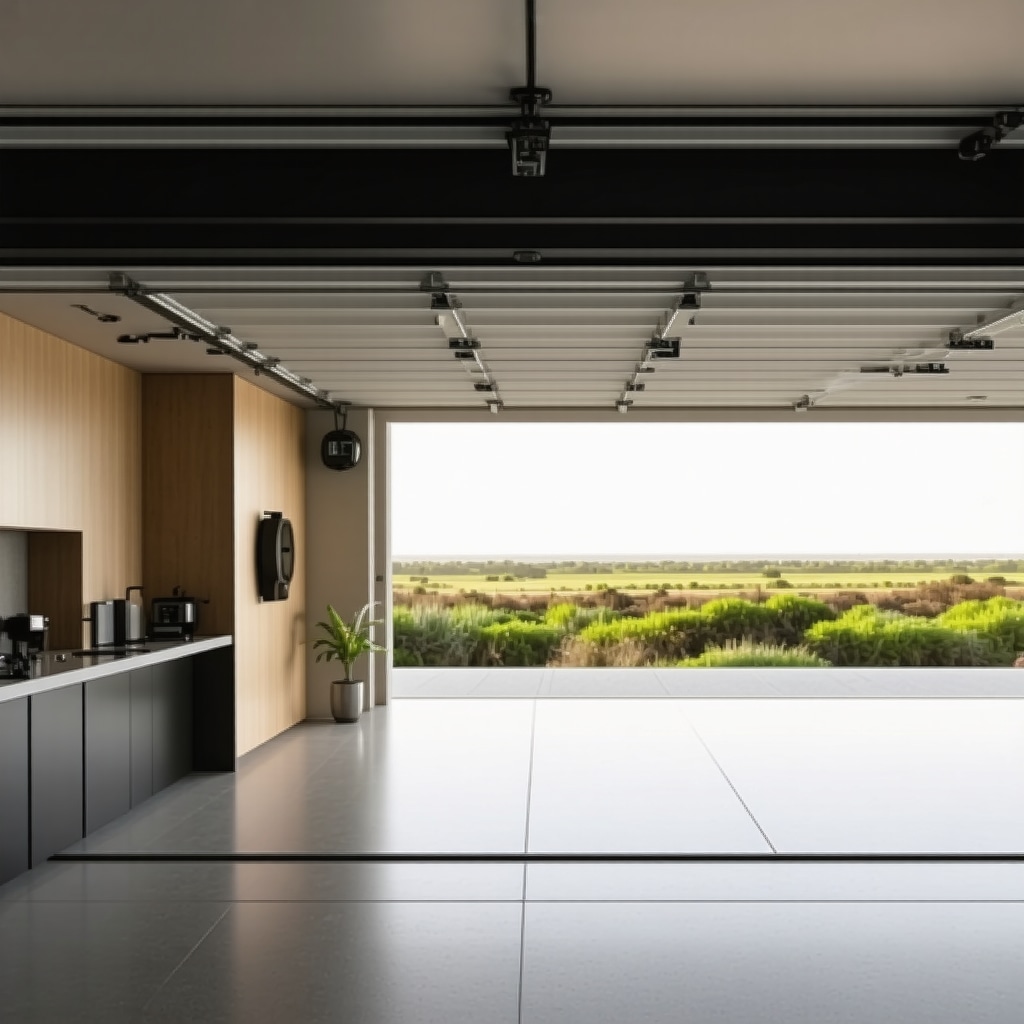 Modern Tampa garage remodel featuring smart environmental controls, advanced insulation, and innovative storage solutions