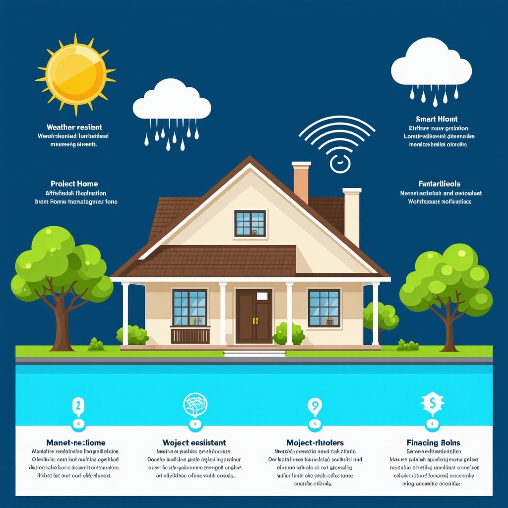 Infographic illustrating smart home technology integration and affordable renovation strategies in Tampa homes
