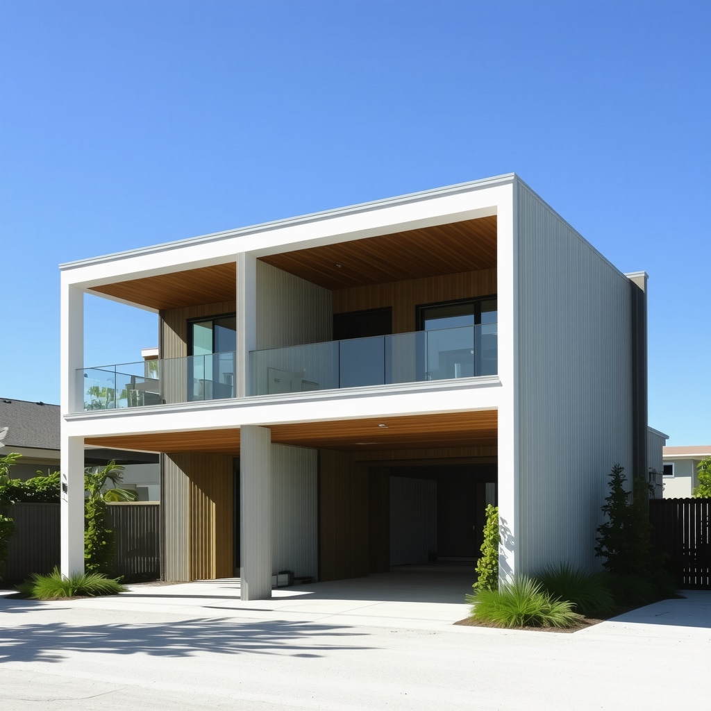 Beautiful coastal home with storm-resistant features and eco-friendly materials in Crystal Beach FL.