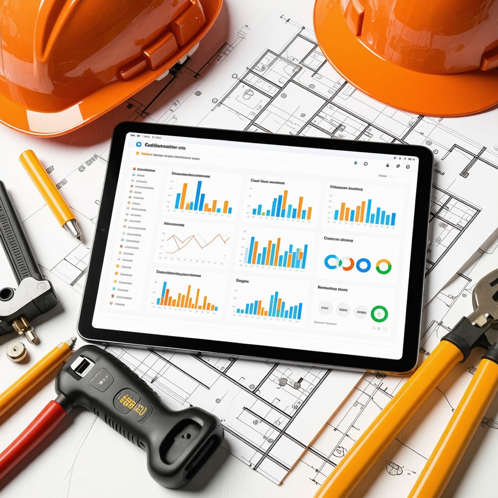 Tablet displaying collaborative estimating software with live cost updates and 3D design previews for Tampa home remodeling
