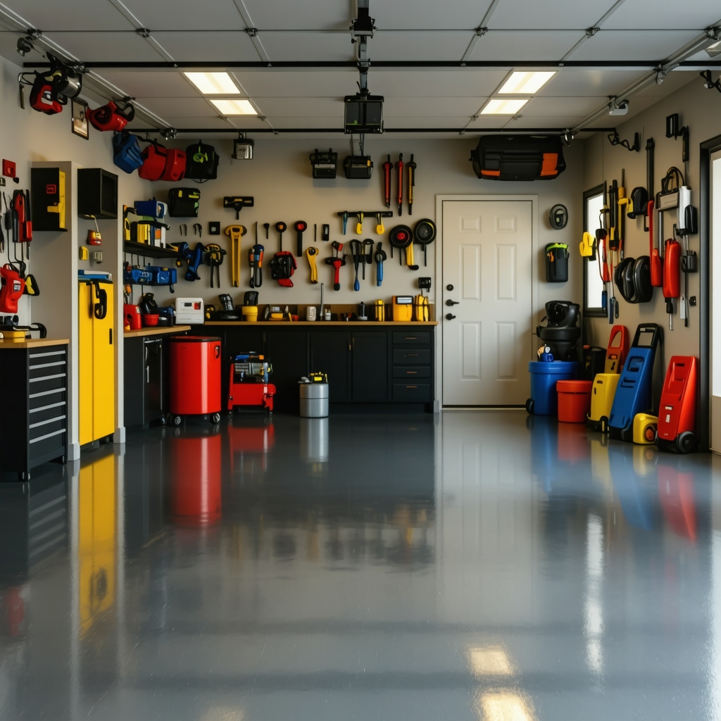 Garage Epoxy Flooring Tampa | Enhance Your Garage’s Look & Durability