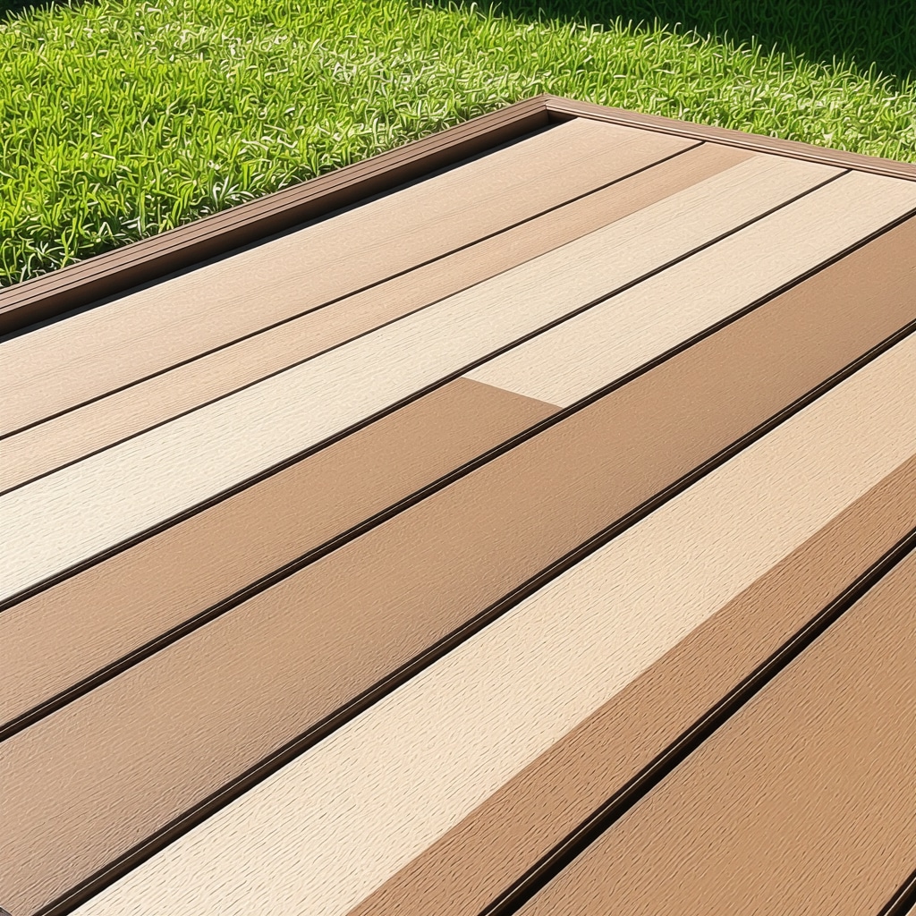 High-quality composite decking and waterproof flooring in a sunny outdoor setting in Tampa