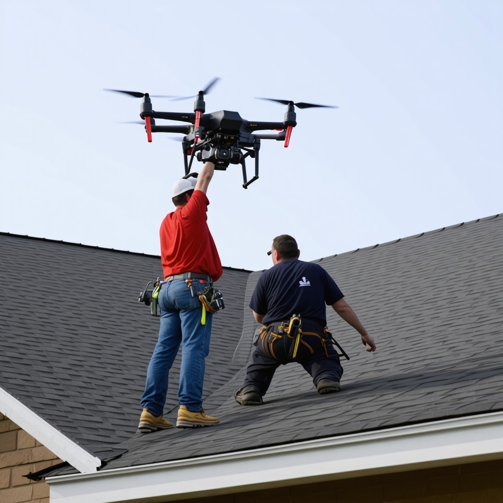 Tampa contractor utilizing drone technology for insurance roof inspection