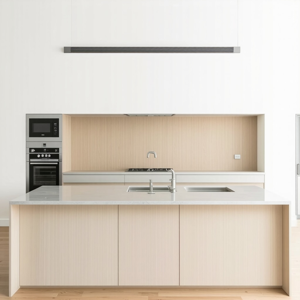 High-end kitchen renovation with smart technology and custom cabinetry in Tampa