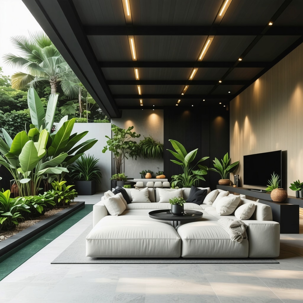 Contemporary Tampa home with smart technology and eco-friendly materials