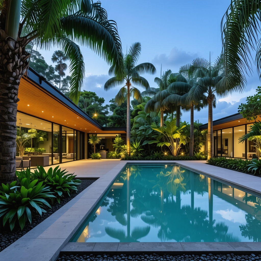 Beautiful Tampa home featuring modern upgrades and lush outdoor landscaping