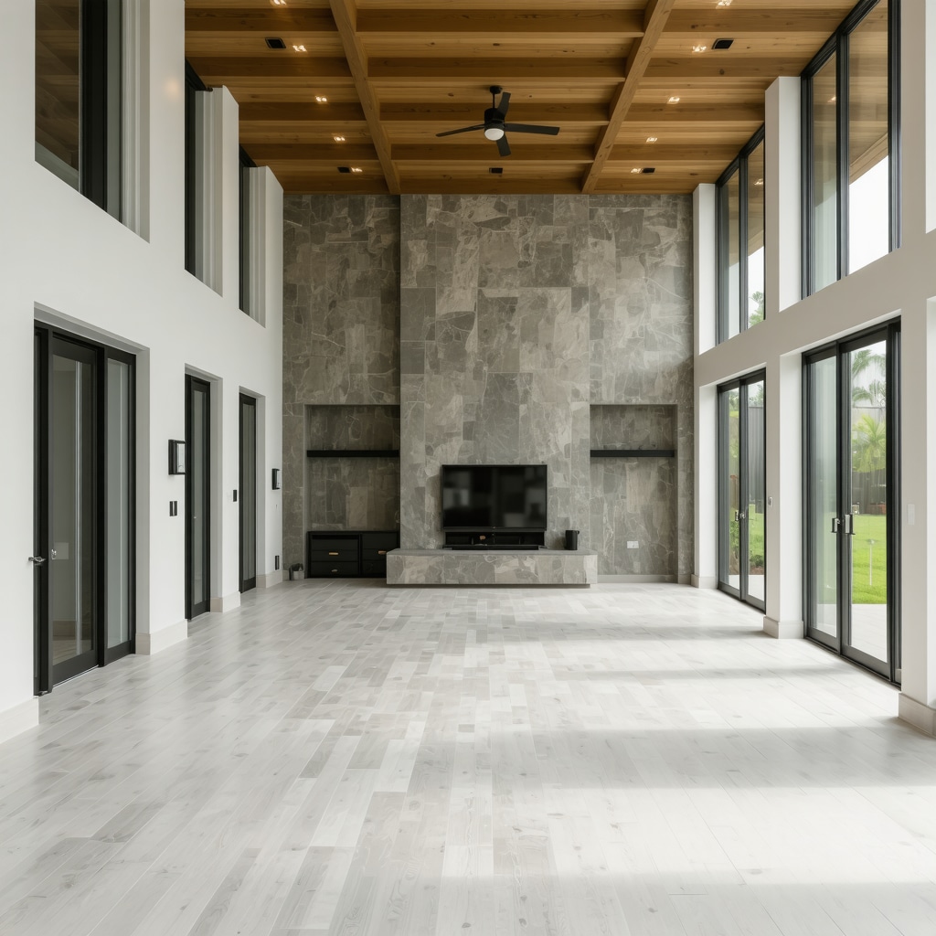 Contractors planning a Tampa home renovation using digital tools